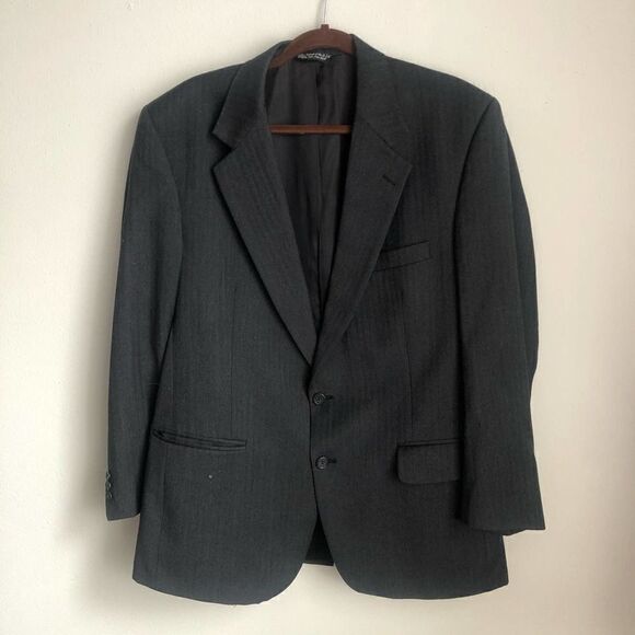 CHRISTIAN DIOR Designer Luxury vintage Gray Sports Coat Blazer - Picture 1 of 7